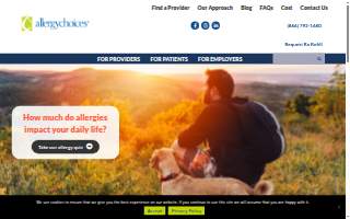 Allergychoices LLC website