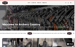 Archery Country website