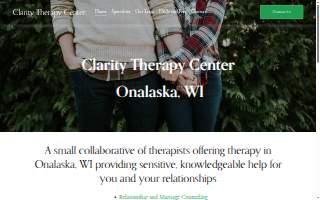 Clarity Therapy Center website