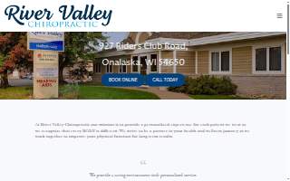 River Valley Chiropractic website