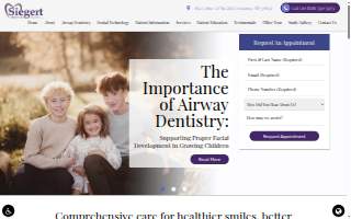 Siegert Dental website