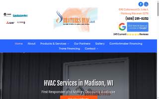 Brothers HVAC, LLC website