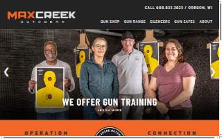 Max Creek Outdoors website