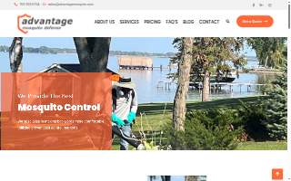 Advantage Mosquito Defense website