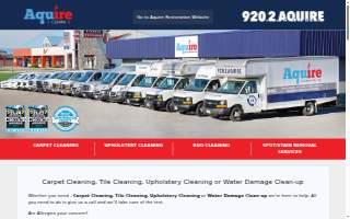 Aquire Cleans website