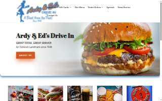 Ardy & Ed's Drive In website