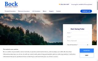 Bock Insurance Agency, Inc. website