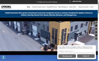 Citadel Construction website
