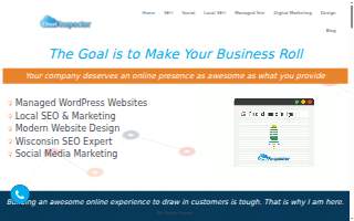 Cloud Inspector Web Design website