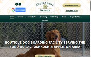 Curve Crest Kennels website