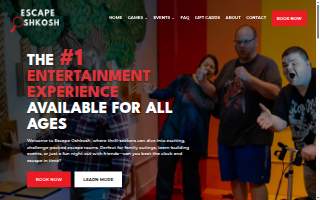 Escape Oshkosh website
