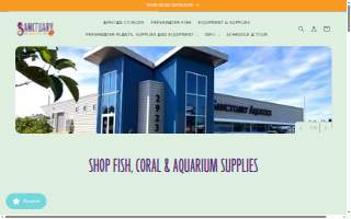 Sanctuary Aquatics website
