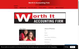Worth It Accounting Firm website