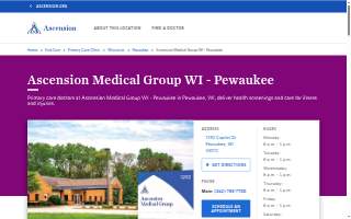 Ascension Medical Group WI - Pewaukee website
