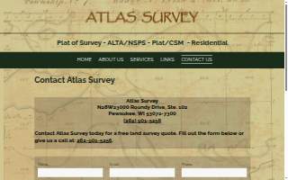 Atlas Survey website