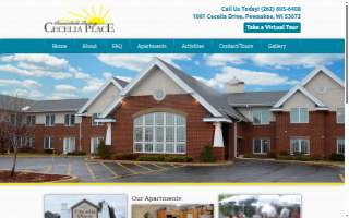 Cecelia Place Assisted Living website