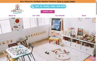 Lake Country Childcare website
