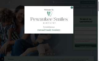 Pewaukee Smiles Dentistry website