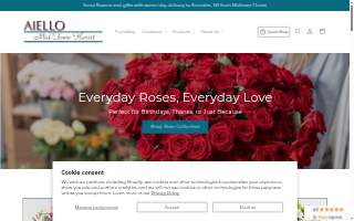 Aiello Mid-Town Florist of Pleasant Prairie website