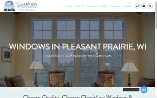 Clearview Windows & Doors of Pleasant Prairie website