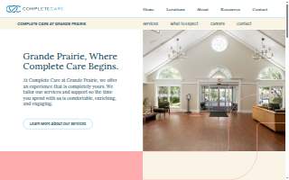 Complete Care at Grande Prairie website