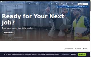 Halpin Staffing Services website