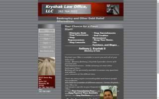 Kryshak Law Office, LLC of Pleasant Prairie website