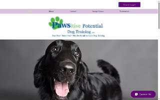 Pawsitive Potential Dog Training LLC website