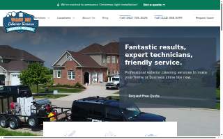 Wash Me Windows & Exterior Cleaning Services website