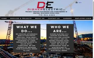 Disher Electric Inc website