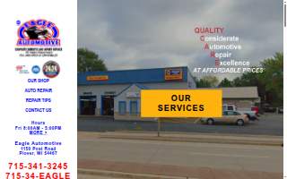 Eagle Automotive website