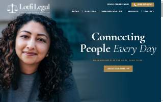 Lotfi Legal LLC - Immigration Services of Plover website