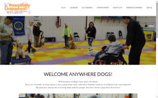 Pawsitively Unleashed! of Plover website