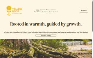 Yellow Root Counseling website