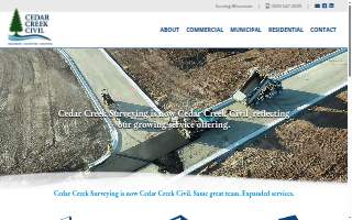 Cedar Creek Civil, LLC website
