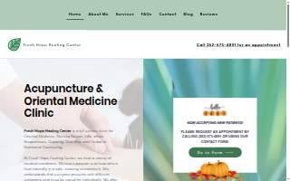 Fresh Hope Healing Center website