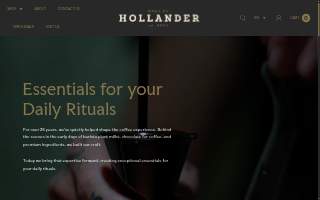 Hollander Chocolate Co. & Tulip Cafe website