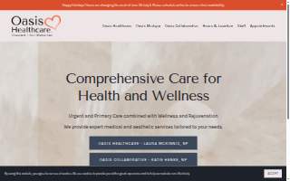 Oasis Healthcare of Port Washington website