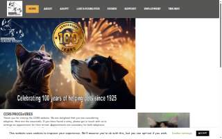 Columbia County Humane Society website
