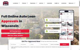 Easton Motors EZ Credit of Portage website