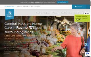 Comfort Keepers Home Care of Racine website