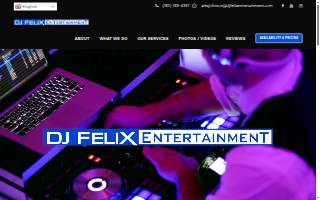 DJ Felix Entertainment website
