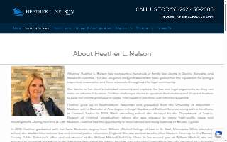 Heather L. Nelson Law, S.C. website