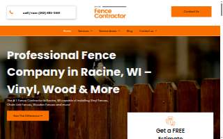 Racine Fence Contractor website