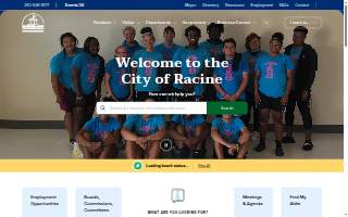 Racine Web Services website