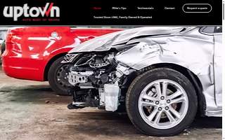 Uptown Auto Body website