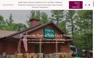 Fawn Creek Winery website
