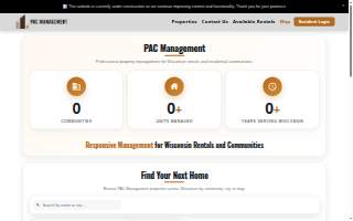 PAC Management, Inc. website