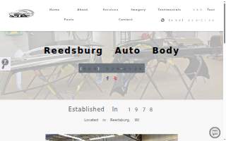 Reedsburg Auto Body website