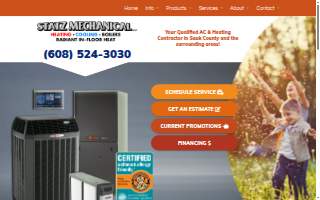 Statz Mechanical website
